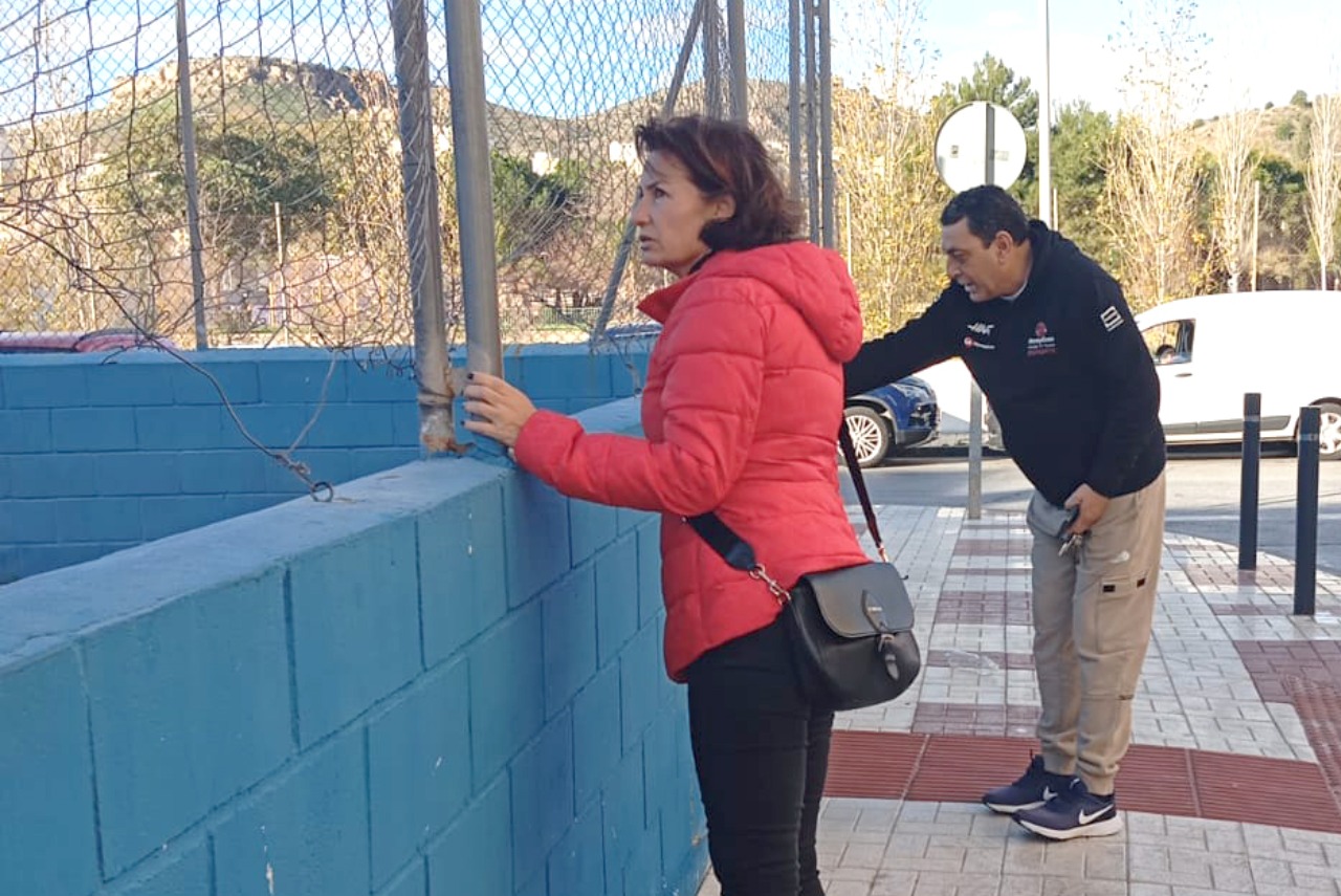 El PSOE exige el “arreglo urgente” de pistas deportivas en Ciudad Jardín por riesgo de derrumbe y “revisión exhaustiva” en toda la ciudad