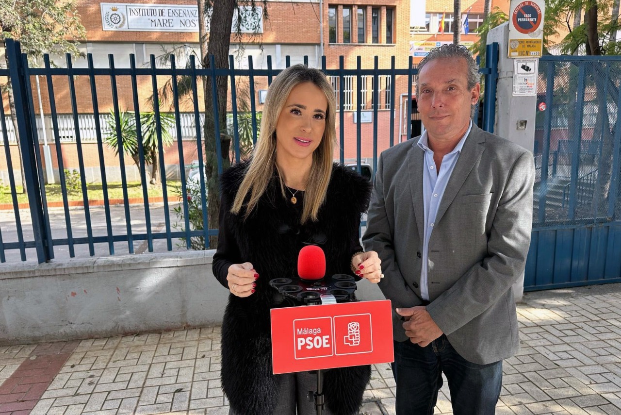 El PSOE exige a Juanma Moreno que garantice la seguridad y la calidad educativa del alumnado del IES Mare Nostrum